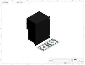 Variable speed floor level cap elevator, model CF1100, Component LEE-174102, by Acasi Machinery Inc.