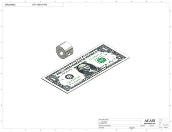 Variable speed floor level cap elevator, model CF1100, Part CF1100-01-072, by Acasi Machinery Inc.