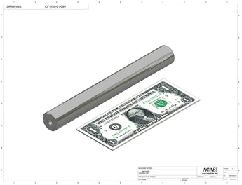 Variable speed floor level cap elevator, model CF1100, Part CF1100-01-084, by Acasi Machinery Inc.