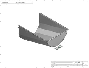 Vertical wheel cap feeder, model CF 7000, Assy CF7000-01-002E, by Acasi Machinery Inc.