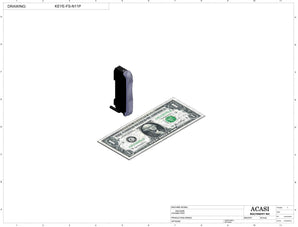 Vertical wheel cap feeder, model CF 7000, Component KEYE-FS-N11P, by Acasi Machinery Inc.