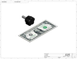 Vertical wheel cap feeder, model CF 7000, Component M1-00591297, by Acasi Machinery Inc.