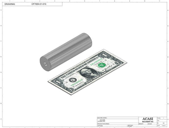 Vertical wheel cap feeder, model CF 7000, Part CF7000-01-010, by Acasi Machinery Inc.