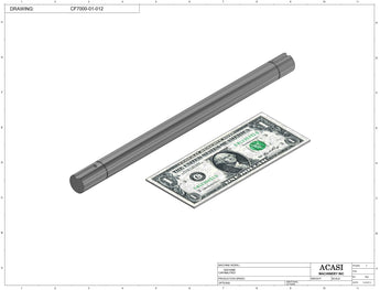 Vertical wheel cap feeder, model CF 7000, Part CF7000-01-012, by Acasi Machinery Inc.