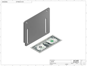 Vertical wheel cap feeder, model CF 7000, Part CF7000-01-014, by Acasi Machinery Inc.