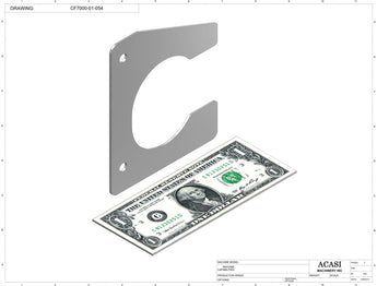 Vertical wheel cap feeder, model CF 7000, Part CF7000-01-054, by Acasi Machinery Inc.