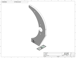Vertical wheel cap feeder, model CF 7000, Part CF7000-03-040, by Acasi Machinery Inc.