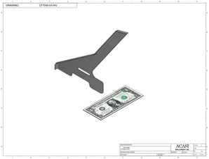 Vertical wheel cap feeder, model CF 7000, Part CF7000-03-042, by Acasi Machinery Inc.