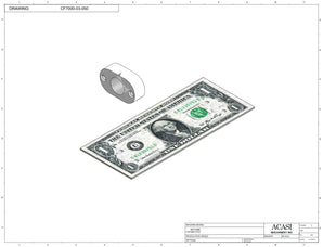 Vertical wheel cap feeder, model CF 7000, Part CF7000-03-050, by Acasi Machinery Inc.