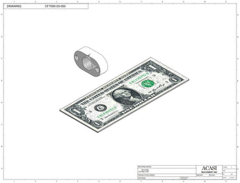 Vertical wheel cap feeder, model CF 7000, Part CF7000-03-050, by Acasi Machinery Inc.