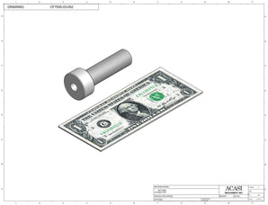 Vertical wheel cap feeder, model CF 7000, Part CF7000-03-052, by Acasi Machinery Inc.