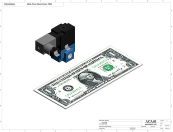 Waterfall acp feeder and sorter, model CF4400, Component ADA-35A-AAA-DAAJ-1KD, by Acasi Machinery Inc.