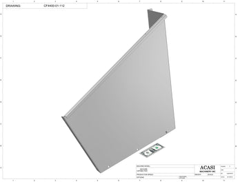 Waterfall cap feeder and sorter, model CF4400, Part CF4400-01-112, by Acasi Machinery Inc.