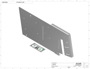 Waterfall acp feeder and sorter, model CF4400, Part CF4400-01-250, by Acasi Machinery Inc.