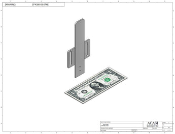 Waterfall cap feeder and sorter, model 800-000, Assy CF4300-03-074E, by Acasi Machinery Inc.