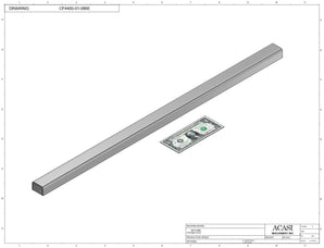 Waterfall cap feeder and sorter, model 800-000, Assy CF4400-01-086E, by Acasi Machinery Inc.