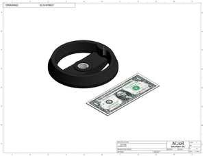Waterfall cap feeder and sorter, model 800-000, Component ELS-978621, by Acasi Machinery Inc.