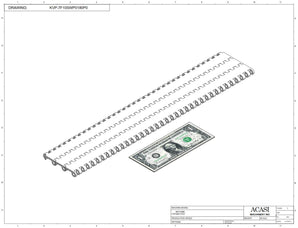 Waterfall cap feeder and sorter, model 800-000, Component KVP-7F10SWP0180P0, by Acasi Machinery Inc.
