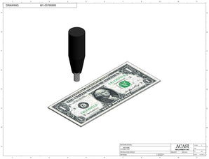 Waterfall cap feeder and sorter, model 800-000, Component M1-03785995, by Acasi Machinery Inc.