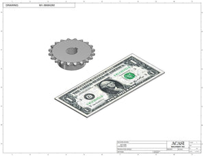 Waterfall cap feeder and sorter, model 800-000, Component M1-36684280, by Acasi Machinery Inc.