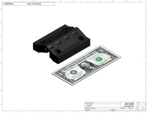 Waterfall cap feeder and sorter, model 800-000, Component SOL-VG-634-AA, by Acasi Machinery Inc.