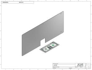 Waterfall cap feeder and sorter, model 800-000, Part 800-012, by Acasi Machinery Inc.