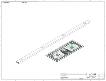 Waterfall cap feeder and sorter, model 800-000, Part 800-050, by Acasi Machinery Inc.