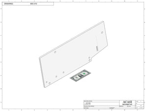 Waterfall cap feeder and sorter, model 800-000, Part 800-310, by Acasi Machinery Inc.