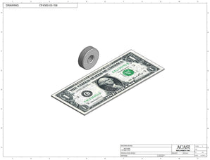 Waterfall cap feeder and sorter, model 800-000, Part CF4300-03-108, by Acasi Machinery Inc.