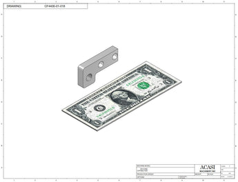 Waterfall cap feeder and sorter, model 800-000, Part CF4400-01-018, by Acasi Machinery Inc.