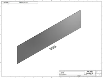 Waterfall cap feeder and sorter, model 800-000, Part CF4400-01-022, by Acasi Machinery Inc.