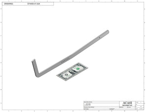 Waterfall cap feeder and sorter, model 800-000, Part CF4400-01-024, by Acasi Machinery Inc.