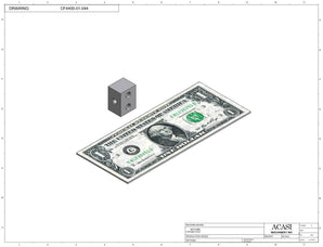 Waterfall cap feeder and sorter, model 800-000, Part CF4400-01-044, by Acasi Machinery Inc.