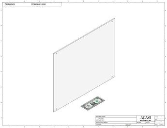 Waterfall cap feeder and sorter, model 800-000, Part CF4400-01-050, by Acasi Machinery Inc.