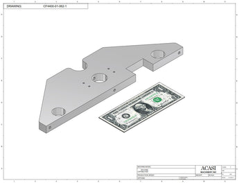 Waterfall cap feeder and sorter, model 800-000, Part CF4400-01-062-1, by Acasi Machinery Inc.