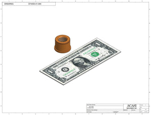 Waterfall cap feeder and sorter, model 800-000, Part CF4400-01-064, by Acasi Machinery Inc.
