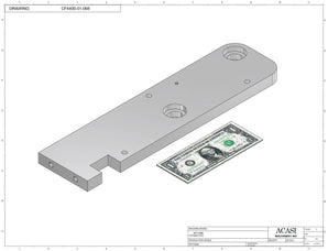 Waterfall cap feeder and sorter, model 800-000, Part CF4400-01-068, by Acasi Machinery Inc.