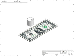 Waterfall cap feeder and sorter, model 800-000, Part CF4400-01-072, by Acasi Machinery Inc.