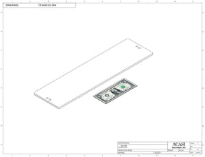 Waterfall cap feeder and sorter, model 800-000, Part CF4400-01-084, by Acasi Machinery Inc.