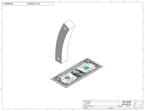 Waterfall cap feeder and sorter, model 800-000, Part CF4400-01-120, by Acasi Machinery Inc.
