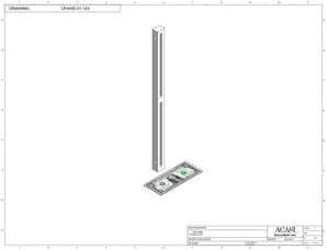 Waterfall cap feeder and sorter, model 800-000, Part CF4400-01-124, by Acasi Machinery Inc.
