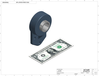 Waterfall cap feeder and sorter, model CF4300, Component APL-DODG-FBSC104S, by Acasi Machinery Inc.