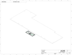 Waterfall cap feeder and sorter, model CF4300, Part CF4300-01-002, by Acasi Machinery Inc.