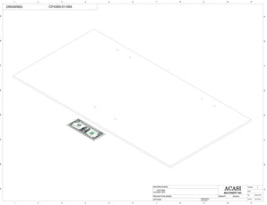 Waterfall cap feeder and sorter, model CF4300, Part CF4300-01-004, by Acasi Machinery Inc.
