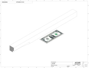 Waterfall cap feeder and sorter, model CF4300, Part CF4300-01-012, by Acasi Machinery Inc.