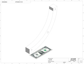 Waterfall cap feeder and sorter, model CF4300, Part CF4300-01-014, by Acasi Machinery Inc.