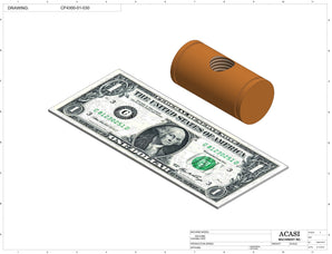 Waterfall cap feeder and sorter, model CF4300, Part CF4300-01-030, by Acasi Machinery Inc.