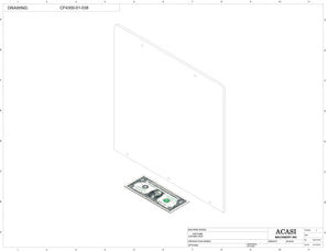 Waterfall cap feeder and sorter, model CF4300, Part CF4300-01-038, by Acasi Machinery Inc.