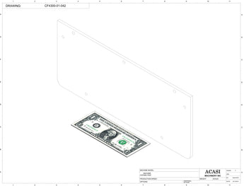 Waterfall cap feeder and sorter, model CF4300, Part CF4300-01-042, by Acasi Machinery Inc.