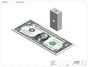 Waterfall cap feeder and sorter, model CF4300, Part CF4300-01-050, by Acasi Machinery Inc.